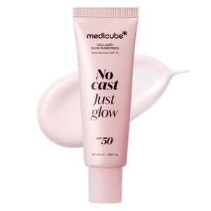 Medicube No Cast Just Glow Collagen Sunscreen, SPF 50 Broad Spectrum / NIB